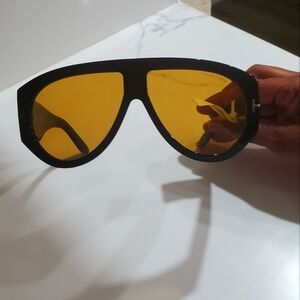 Tom Ford Black and Yellow Sunglasses